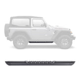 V3 Series Aluminum 5 Inch Elipse Side Steps Boards Only Textured Black For 2007-2018 Jeep Wrangler JK 2 Door Go Rhino