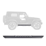 V3 Series Aluminum 5 Inch Elipse Side Steps Boards Only Textured Black 2021-2025 Ford Bronco Go Rhino