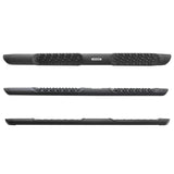 V3 Series Aluminum 5 Inch Elipse Side Steps Boards Only Textured Black For 2018-2025 Jeep Wrangler JL 2021-2025 Ford Bronco Go Rhino