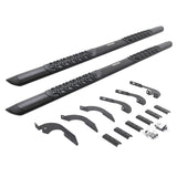 V Series V3 Aluminum Side Steps W/Brackets Textured Black 2024-2026 Toyota Tacoma Go Rhino