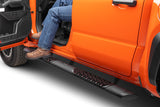 V Series V3 Aluminum Side Steps W/Brackets Textured Black 2024-2026 Toyota Tacoma Go Rhino