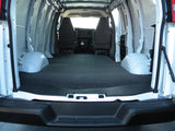 Vanrug Cargo Mat 1996-2025 Chevy Express/Gmc Savana Standard Passenger Van 3/4 Inch Closed Cell Foam Mat Size 111 7/8 Inch x 71 Inch Charcoal BedRug
