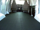 Vantred Cargo Mat 1996-2019 Chevy Express/Gmc Savana Extended Passenger Van 1/2 Inch Closed Cell Foam Mat Size 132 Inch x 71 Inch Charcoal BedRug