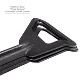 Xventure Gear Sharktooth Stackable Shovel Textured Black Go Rhino