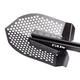 Xventure Gear Perforated Stackable Shovel Textured Black Go Rhino