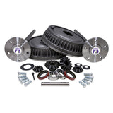 5 Lug Conversion Kit For 1963-1964 GM 12-Bolt Truck 30- Spline 12T '63-'64 5 Lug Rear Axle Conv Kit W/Axles Spider Gears Drums Bearings & Studs 30 34 Inch 30 Spline 5X5 Yukon Gear