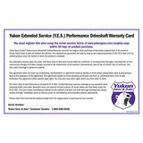 Extended Service (Yes) Plan Warranty For Performance Driveshafts Y.E.S. Driveshaft - Extended Service Warranty Yukon Gear