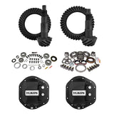 Stage 2 Jeep JK Re-Gear Kit W/Covers For Dana 44 5.38 Ratio 24 Spline JK Rubicon D44 Stage 2 Gear Kit Package 5.38 Ratio W/ F&R Covers Yukon Gear