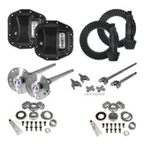 Stage 4 Jeep Jl/Jt Re-Gear Kit W/Covers Fr & Rr Axles Dana 44 4.56 Ratio JL & Jt Rubicon M220 Rear/ M210 Front Stage 4 Gear Kit Package 4.56 F&R Cover & 4340 F&R Axle Kits Yukon Gear
