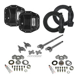 Stage 3 Jeep Jl/Jt Re-Gear Kit W/Covers Front Axles Dana 44 5.13 Ratio JL & Jt Rubicon M220 Rear/ M210 Front Stage 3 Gear Kit Package 5.13 F&R Cover & 4340 Front Axles Yukon Gear
