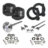 Stage 4 Jeep JL Re-Gear Kit W/Covers Fr/Rr Axles Dana 30/35 3.73 Ratio L Non-Rubicon M200 Rear/ M186 Front Stage 4 Gear Kit Package 3.73 F&R Cover & 4340 F&R Axle Kits Yukon Gear