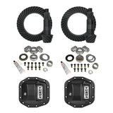 Stage 2 Jeep JL Re-Gear Kit W/Covers For Dana 30/35 4.56 Ratio 24 Spline JL Non-Rubicon M200 Rear/ M186 Front Stage 2 Gear Kit Package 4.56 Ratio W/ F&R Covers Yukon Gear