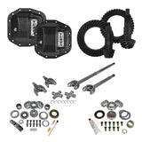 Stage 3 Jeep Re-Gear Kit W/Covers Front Axles For Dana 30/44 5.13 Ratio JL Non-Rubicon M220 Rear/ M186 Front Stage 3 Gear Kit Package 5.13 F&R Cover & 4340 Front Axles Yukon Gear