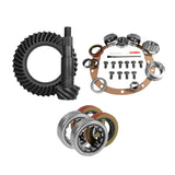Muscle Car Re-Gear Kit For GM 8.5 Diff 30 Spline 3.90 Ratio 8.5 Inch GM 3.90 Rear R&P Gear/ Install Kit Package With Ak 1563 Axle Bearings (2.25 Inch Od) Yukon Gear