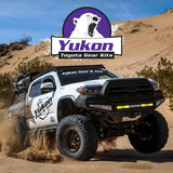 Ring & Pinion Gear Kit Package Front & Rear With Install Kits - Toyota 8.4/8 Inch IFS Toyota 05-15 Tacoma (8.4/8 Inch ifs) 4.11 Ratio Gear Package (Fits 3.91 & Up Front Case) Yukon Gear
