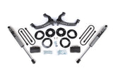 1.75 Inch Suspension Lift Kit For 2025 Silverado/Sierra 1500 4WD 1 Inch Rear Block Spacer Zone Offroad