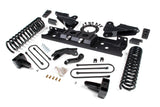 19-24 RAM 3500 4 Inch Radius Arm Bracket Gas 2 Inch Rear Block With Overload Zone Offroad