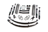 84-01 Jeep Cherokee XJ 4.5 Inch Lift Kit With Rear Springs Chrysler 8.25 Zone Offroad