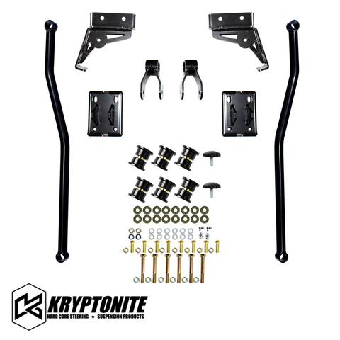 KRYPTONITE FULL FLOATING TRACTION BAR KIT FOR 2001–2010 CHEVY/GMC HD TRUCKS