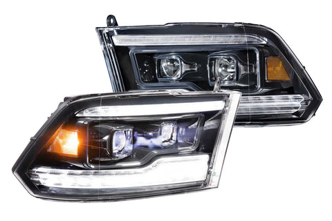 XB LED Headlights Ram HD 2010-2018 (WHITE DRL)