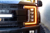 XB LED Headlights Ford Super Duty 2017-2019 AMBER DRL