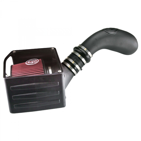 Cold Air Intake For 07-08 GMC Yukon Oiled Cotton Cleanable Red S&B