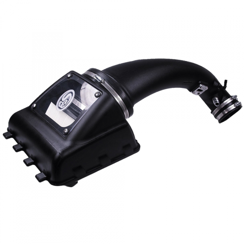 Cold Air Intake For 11-14 Ford F150 V8-5.0L Dry Dry Extendable White S&B