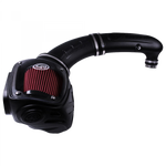 Cold Air Intake For 97-06 Jeep Wrangler TJ L6-4.0L Oiled Cotton Cleanable Red S&B