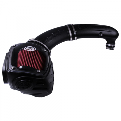 Cold Air Intake For 97-06 Jeep Wrangler TJ L6-4.0L Oiled Cotton Cleanable Red S&B