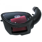 Cold Air Intake For 07-11 Jeep Wrangler JK V6-3.8L Oiled Cotton Cleanable Red S&B