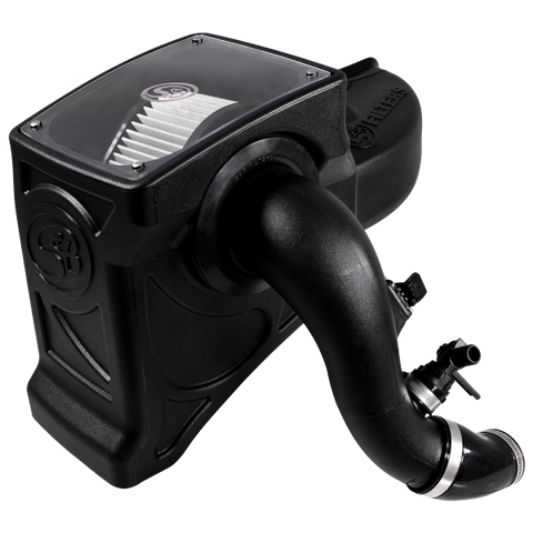 Cold Air Intake For 16-19 Chevrolet Colorado GMC Canyon 2.8L Duramax Dry Dry Extendable White S&B