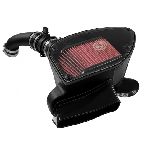 Cold Air Intake For 10-14 VW 2.0L TDI , 2015 VW Jetta 2.0L TDI Cotton Cleanable Red S&B