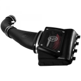 Cold Air Intake For 11-16 Ford F250, F350 V8-6.2L Oiled Cotton Cleanable Red S&B