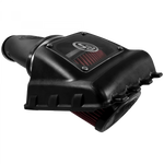 Cold Air Intake For 11-16 Ford F250, F350 V8-6.2L Oiled Cotton Cleanable Red S&B