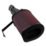 Open Air Intake Cotton Cleanable Filter For 2020-21 Ford F250 / F350 V8-6.7L Powerstroke S&B