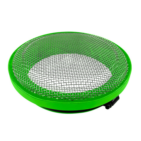 Turbo Screen 5.0 Inch Lime Green Stainless Steel Mesh W/Stainless Steel Clamp S&B