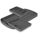 Tool Tray Silicone 3 Piece Set Color Charcoal S&B