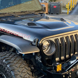 Air Hood Scoop System for 18-22 Wrangler JL Rubicon 2.0L, 3.6L, 20-22 Jeep Gladiator 3.6L S&B Intake Required