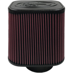 Air Filter For Intake Kits 75-1532, 75-1525 Oiled Cotton Cleanable Red S&B