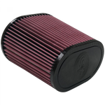Air Filter For Intake Kits 75-5028 Oiled Cotton Cleanable Red S&B