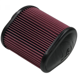 Air Filter For Intake Kits 75-5104,75-5053 Oiled Cotton Cleanable Red S&B
