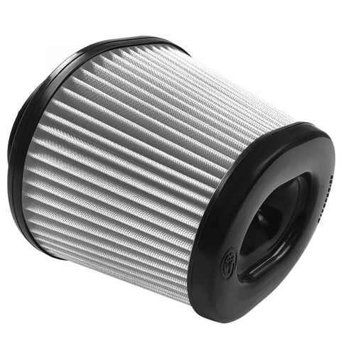 Air Filter For Intake Kits 75-5105,75-5054 Dry Extendable White S&B