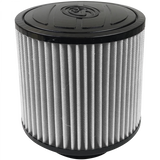Air Filter For Intake Kits 75-5061,75-5059 Dry Extendable White S&B