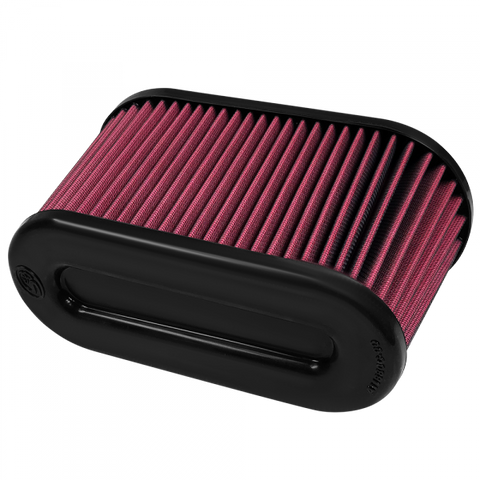 Air Filter For Intake Kits 75-5107 Oiled Cotton Cleanable Red S&B