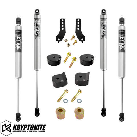 KRYPTONITE FORD SUPER DUTY F250/F350 STAGE 1 LEVELING KIT WITH FOX SHOCKS 2017-2022
