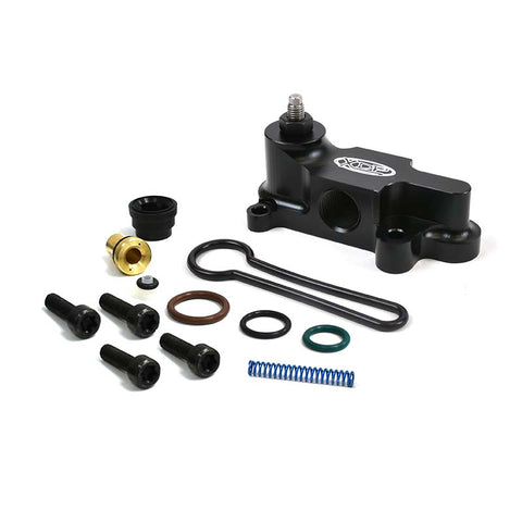 XDP Billet Adjustable Fuel Pressure Regulator Blue Spring Kit 03-07 Ford 6.0L Powerstroke